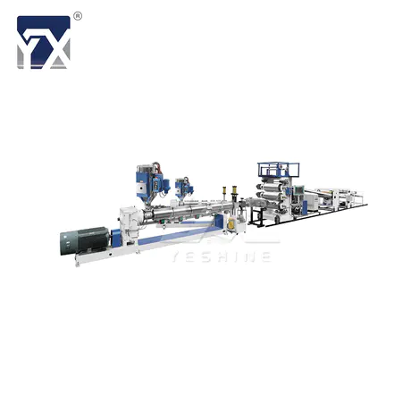 ABS PC  Two Lines Sheet Extruder Machine